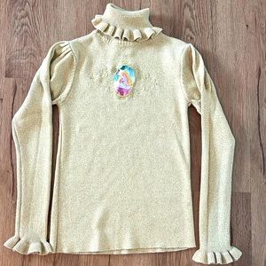 Disney Gold Sleeping beauty sweater